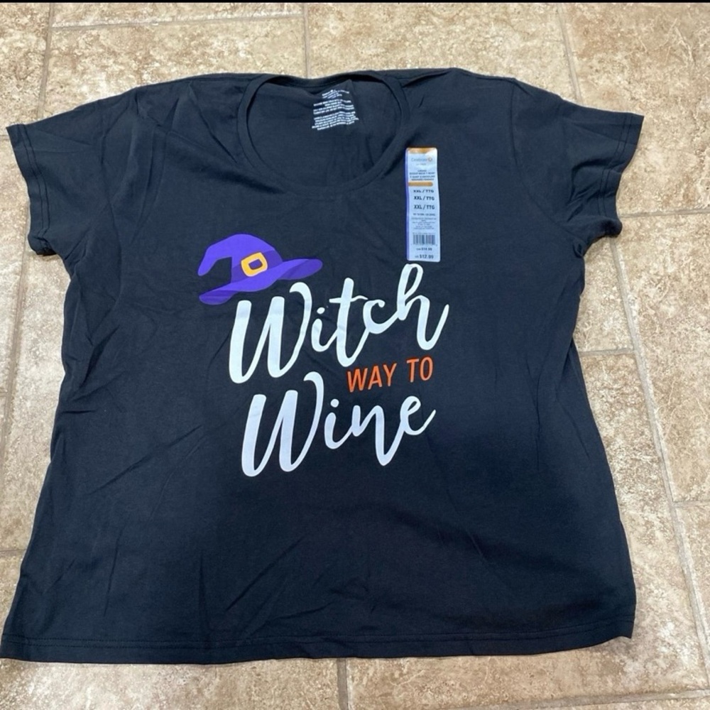 🌼 Witch way to the wine 2XL NWT